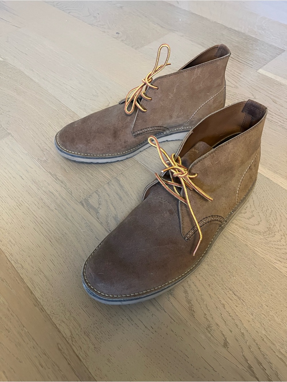 Red Wing Shoes Brown Suede Chukka Boots